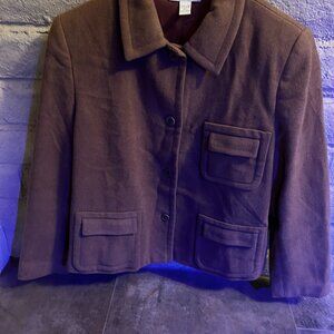 Calvin Klein Vintage  1970s size 10 Utility coat Blazer with iLGWU label EUC